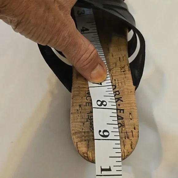 Black, Kork-Ease wedge. Size 7 - Picture 8 of 9